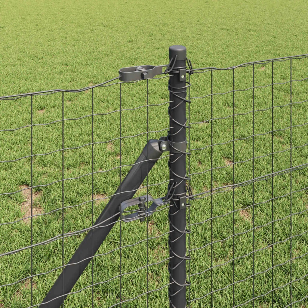 Palo della recinzione 2 pz Grigio 60 cm CFW4541045