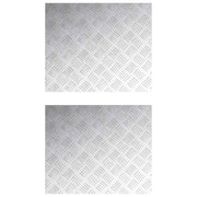 Gradini per Scale 2 pcs Argento 60 x 50 cm Alluminio 4104347