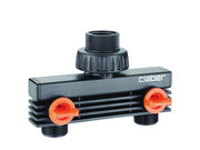 PRESA A 2 VIE M 3/4? CON RUBINETTI DI REGOLAZIONE  sfuso 8590    CLABER