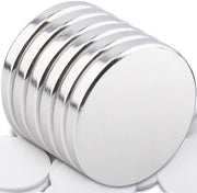 Magnetici forti da 20x3mm, 6 pezzi Magnetici Neodymium Extra Forti Magnetici per Cartellone Magnetico, Piccolo Magnetico Ronde Magnetico per Cartellone Magnetico per Frigorifero Prikbord per Ufficio