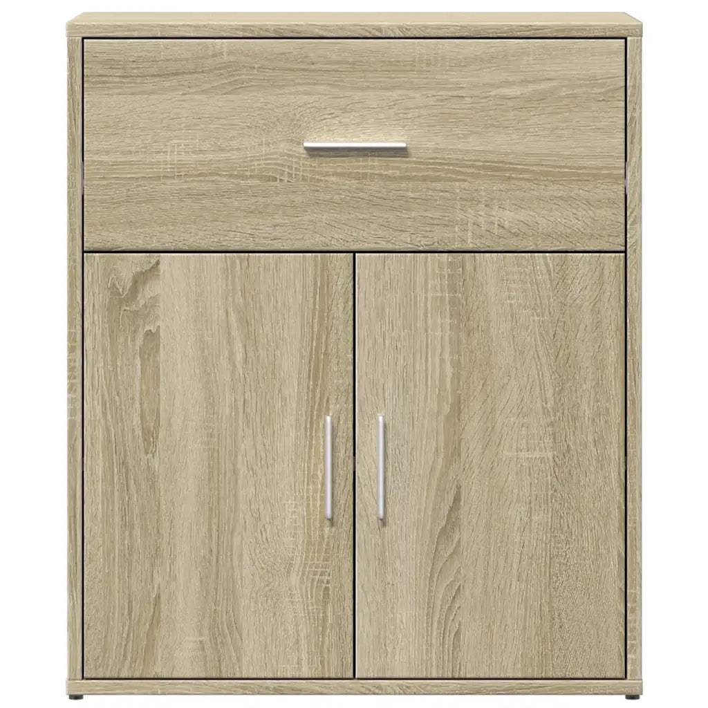 Credenze 2 pz | Madia | Buffet da pranzo | Armadio da pranzo Rovere Sonoma 60x31x70 cm in Legno Multistrato