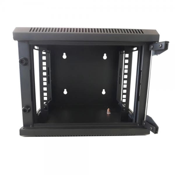 Armadio Rack 10'' a Muro 9 Unità Pannelli Asportabili Nero