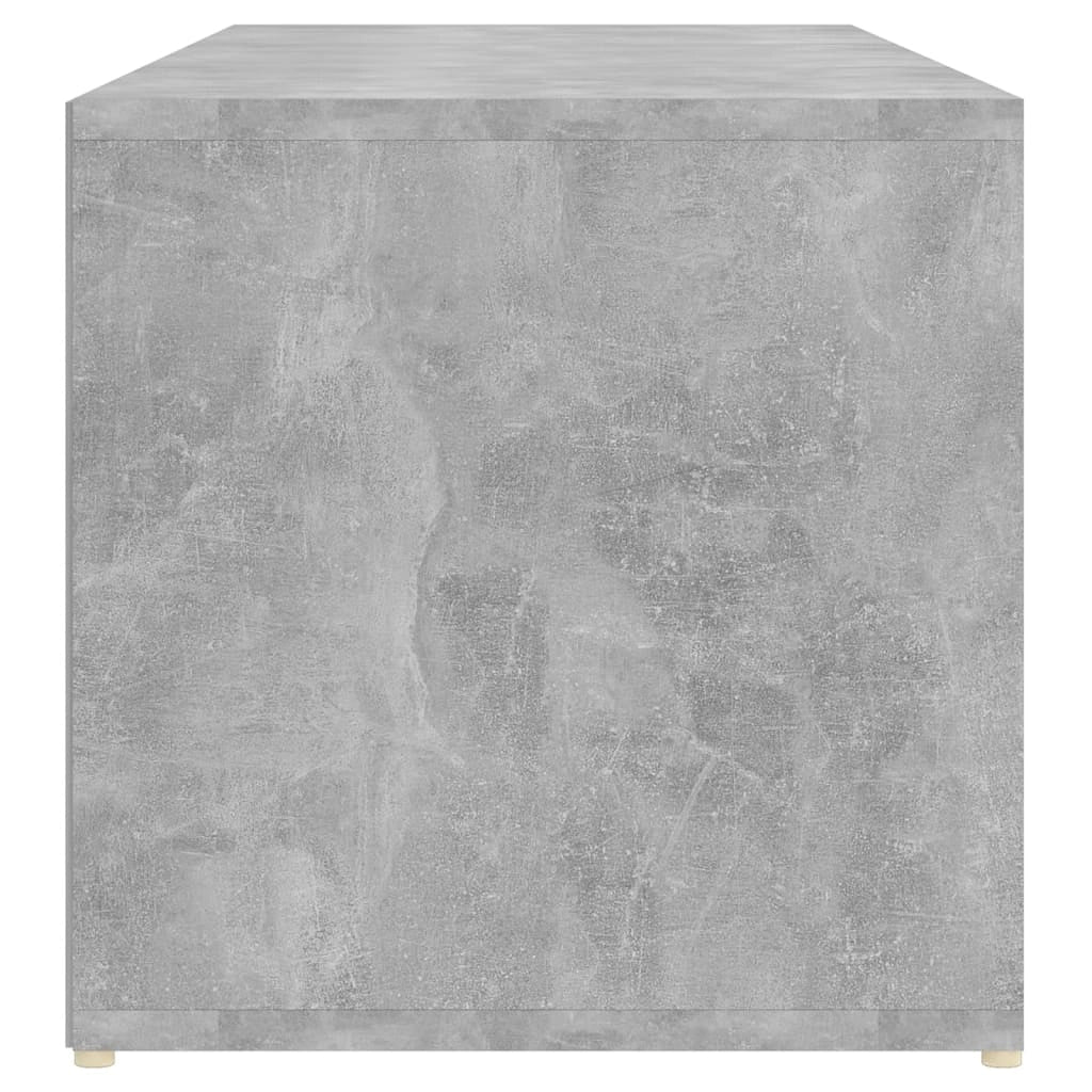 Panca portascarpe/stivali cassettiera scaffale mobiletto portaoggetti per ingresso 105 x 35 x 35 cm truciolato grigio 02_0022972