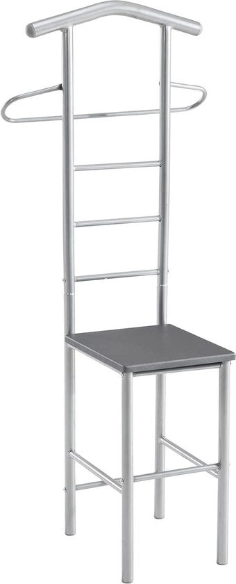 Cassettone per Abiti Uomo - Armadio con Appeso per Pantaloni in Grigio Antracite, 121 cm
