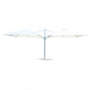 OMBRELLONE DOPPIO 3 X 3 ARCHIMEDE BIANCO TELO BIANCO