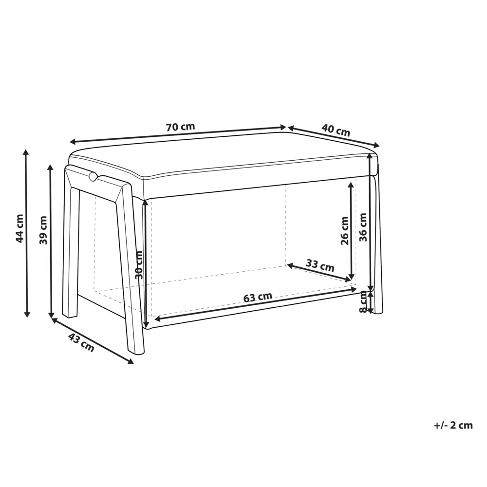 Panca stile moderno e glamour per camera da letto e soggiorno Rivestimento in tessuto contenitore bordeaux