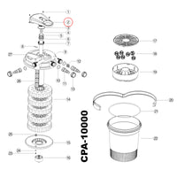Pezzo di ricambio per filtro a pressione CPA-5000 Unità UVC di collegamento