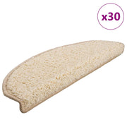 Tappetini per Scale 30 pz Crema 65x21x4 cm