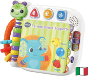VTech Le Mie Prime Scoperte, Libro Interattivo e Sensoriale per Bambini, Impara il Vocabolario, Piu di 20 Suoni Inclusi,