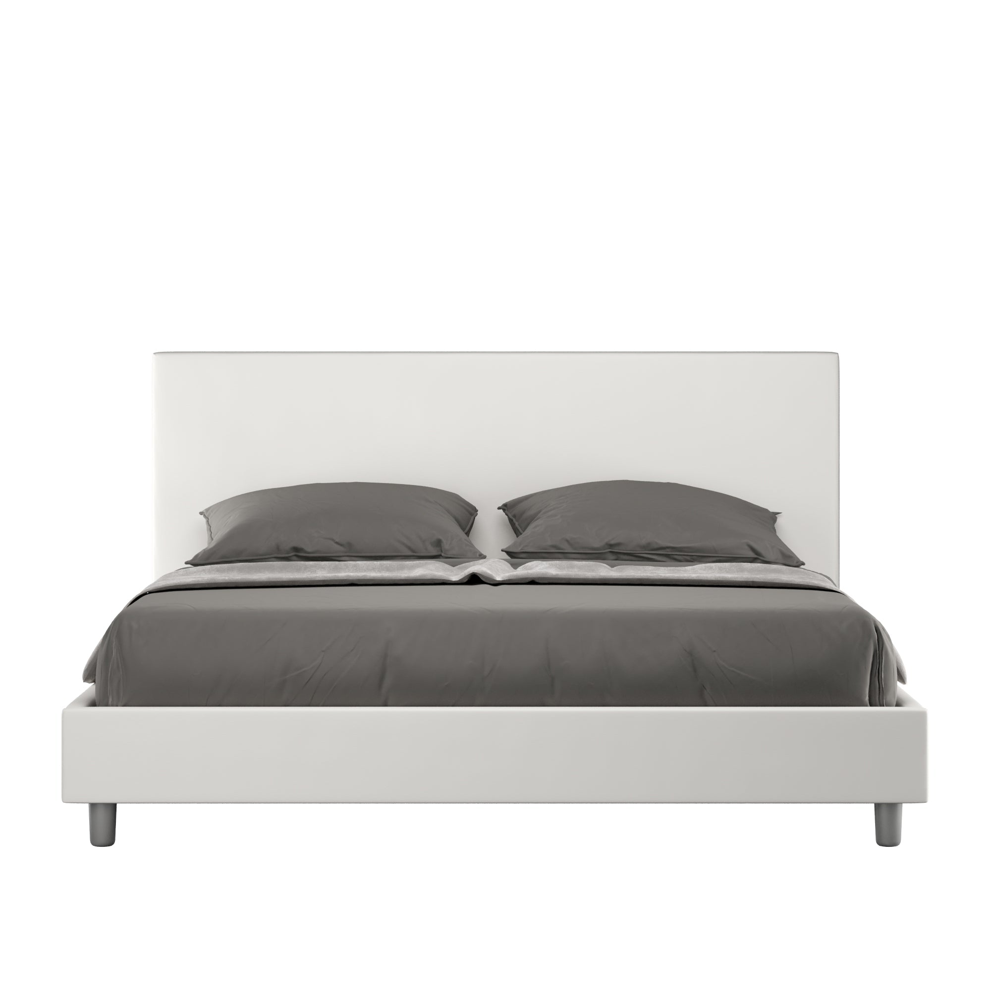 Letto Matrimoniale 160x190 cm con Rete Naspy Bianco
