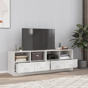Mobili TV 2 pz-Set di 2 Credenza per TV Bianchi 67x39x44 cm in Acciaio 977758
