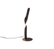 Lampada da tavolo LED, metallo, bianco, H 41 cm, Ginko