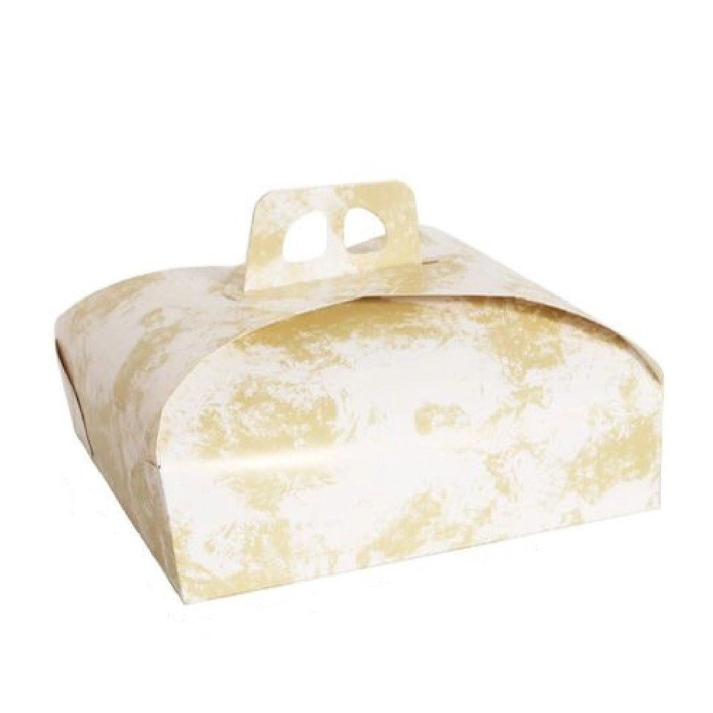 Trade Shop - Set 3 Pz Scatola Porta Torta 25x25 Cm Per Alimenti Dolci Paste Pasticceria 58000 -