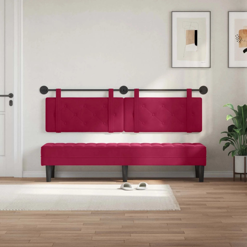 Testiera sospesa Rosso Vino Velluto 42031722