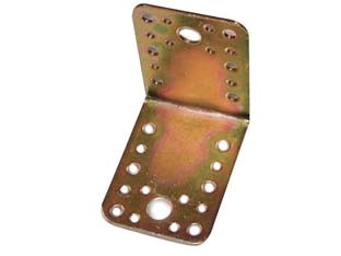 PIASTRA DI GIUNZIONE AD ANGOLO ART.847- - mm.65x85x85 - spessore mm.2,5 - 25 pezzi