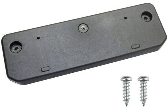 Supporto per targa per montaggio anteriore - ABS - Nero - Compatibile con Toyota 4Runner 2014-2020 - Inclusi viti - Universale per sterzo sinistro/destro - Fermo targa