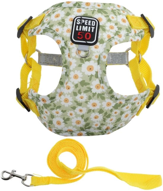 Accessorio per Cane - Adattabile - Collare per Cani Piccoli/Medios - Strisce Riflettenti - Kit - Materiale di Alta Qualità Poliestere/Cotone - Sistema di Chiusura Sicuro