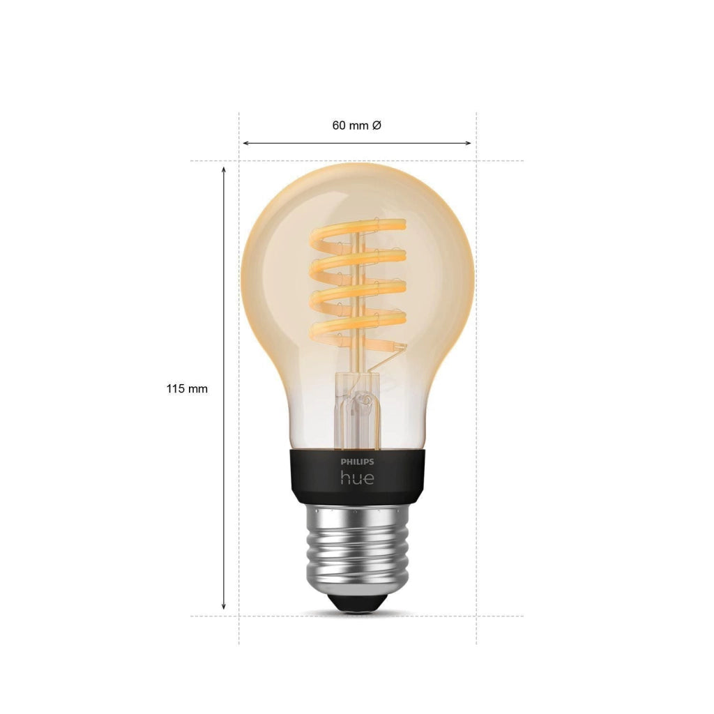 Philips Standard con filamento A60 E27 - confezione da 1
