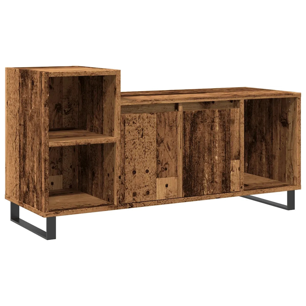 Mobile Porta TV Legno Antico 100x35x55 cm in Legno Multistrato