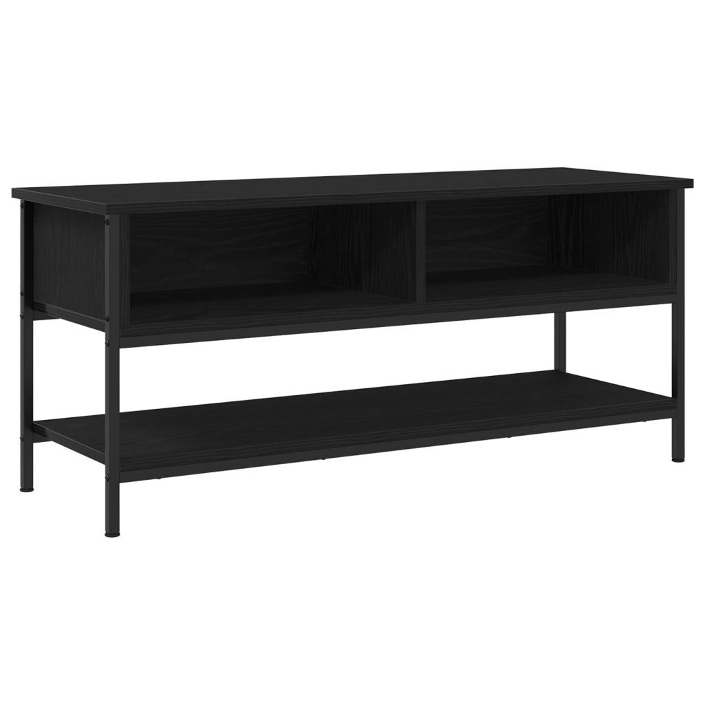 Set mobile TV Rovere Nero 100 x 35 x 45 cm Legno multistrato 862930