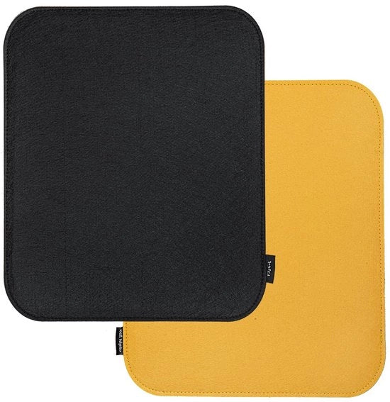 Set di cuscini per sedere - multifunzionale e sostenibile - 2 pezzi - reversibili - 40 x 33 x 1 cm