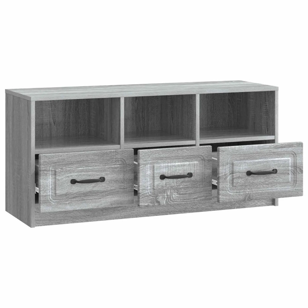 Mobile TV Grigio Sonoma 102 x 34,5 x 47 cm Legno ingegnerizzato