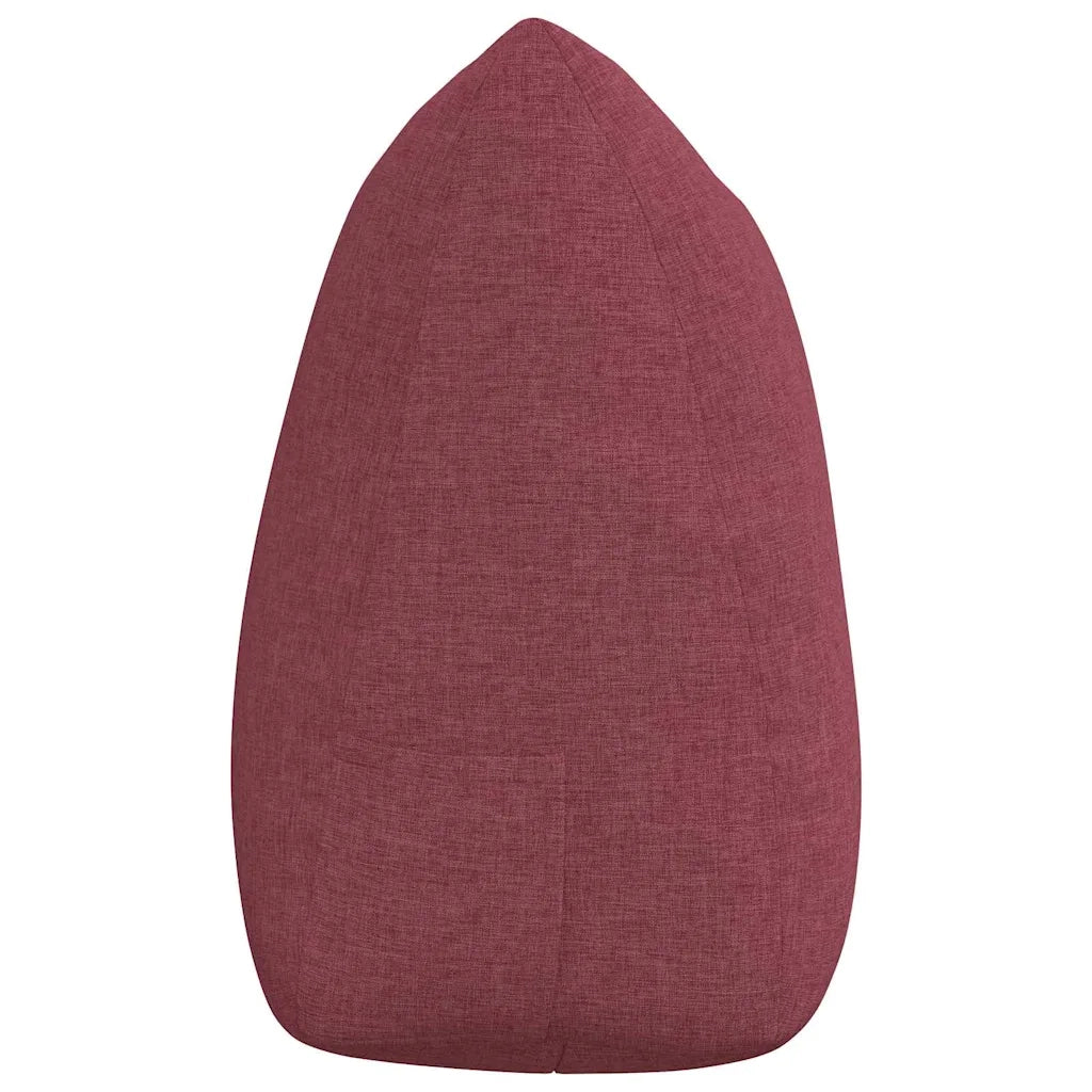 Cuscino per Schiena Rosso Vino 140 x 24 x 50 cm Tessuto