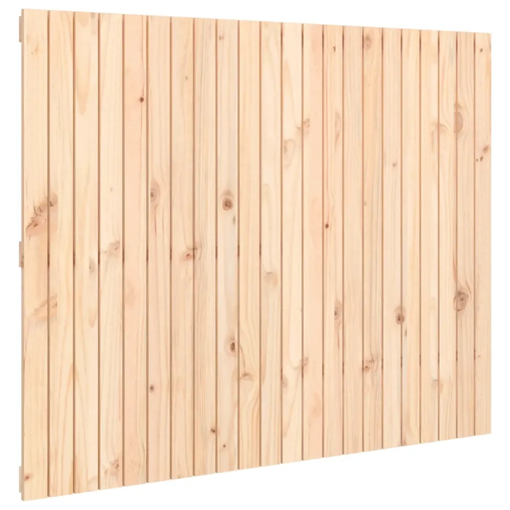 Testiera da Parete-Testiera a Muro-Testata Decorativa 140x3x110 cm in Legno Massello di Pino
