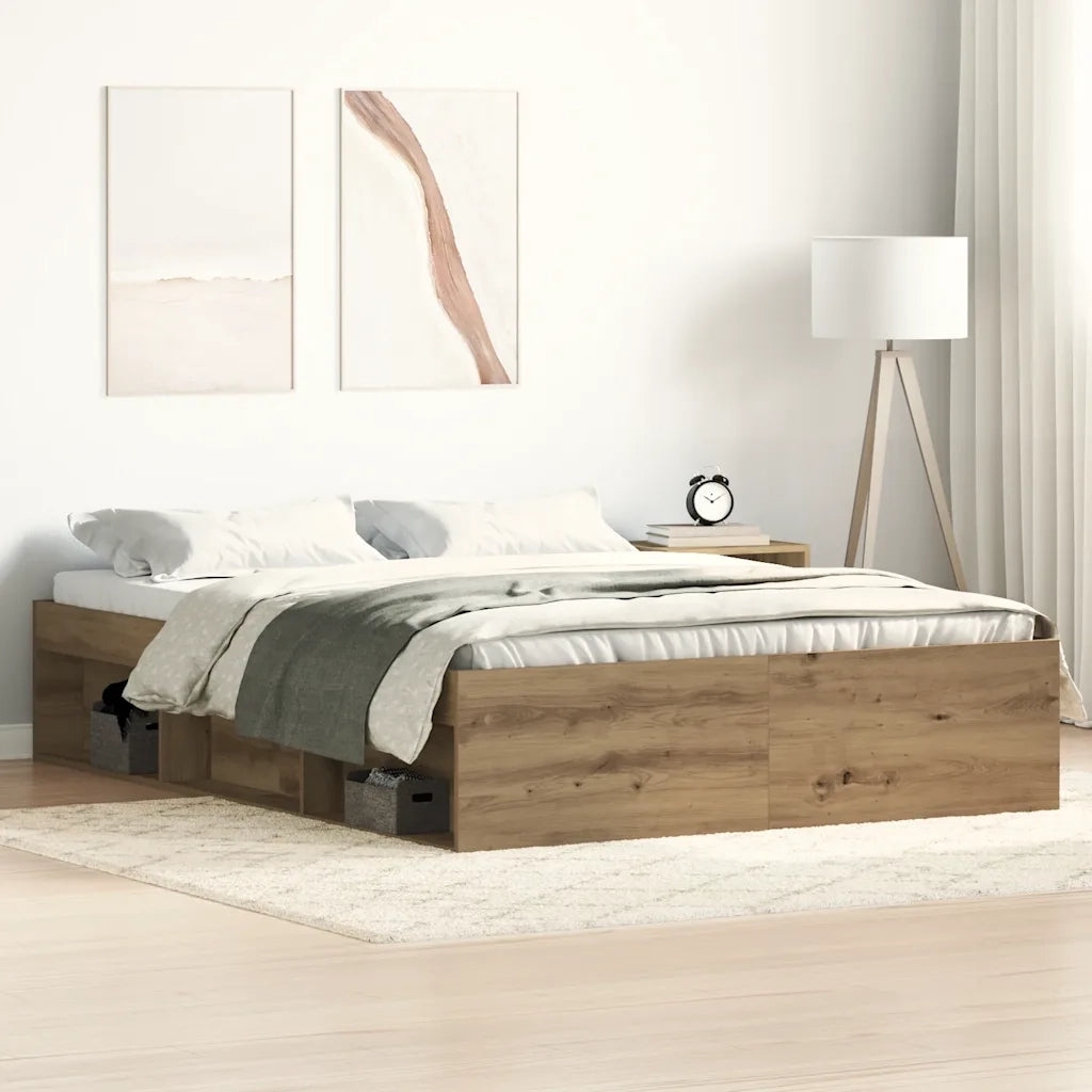 Giroletto senza Materasso Rovere Artigianale 135x190cm 3329316