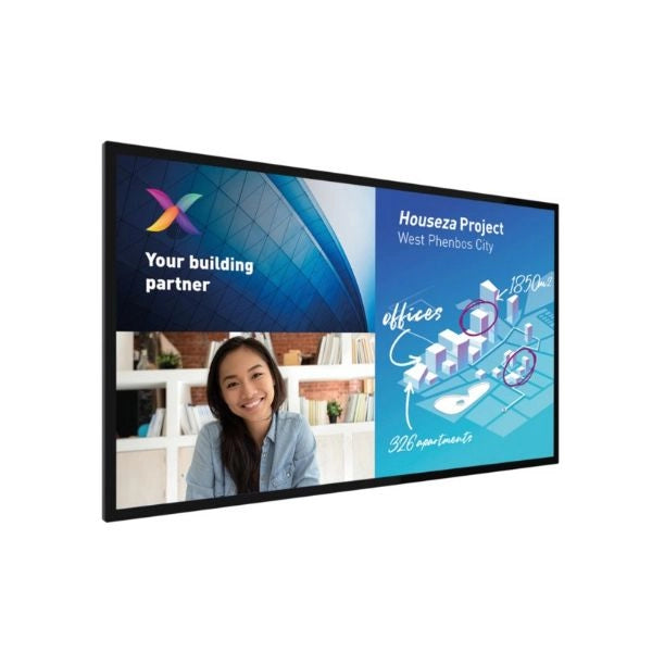 Philips 86bdl8051c/00 visualizzatore di messaggi 2,18 m (86") 350 cd/m² 4k ultra hd nero touch screen android 9.0