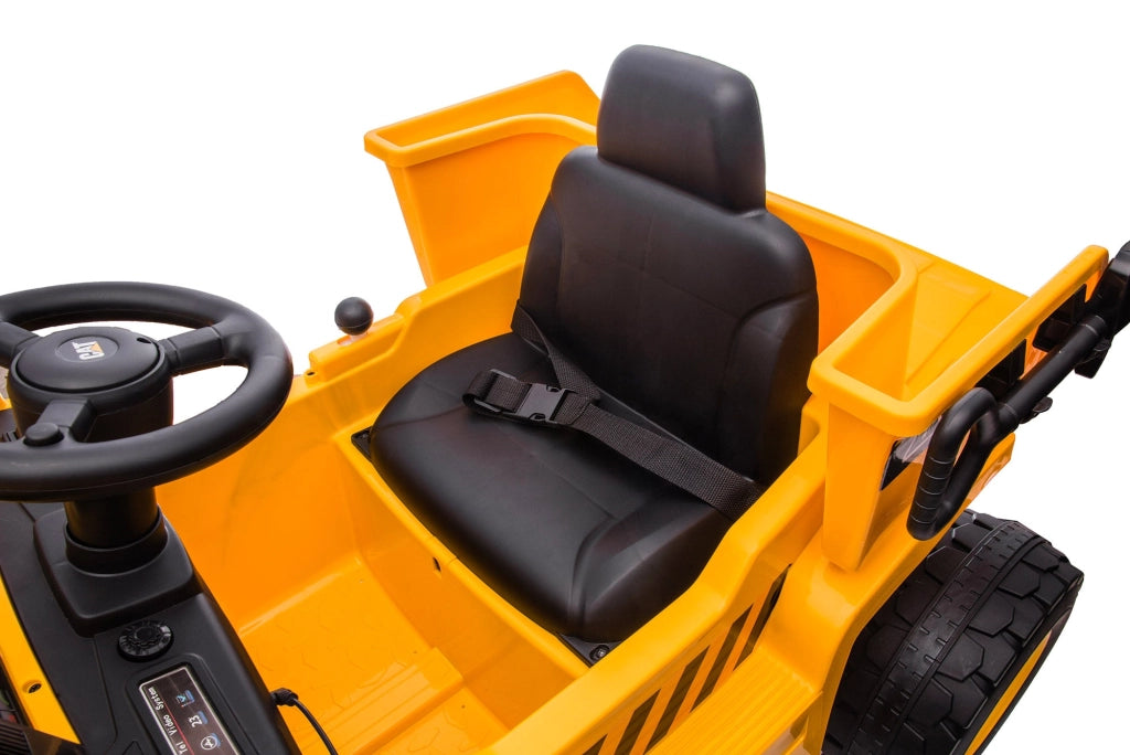 Camion Elettrico con Cassone Ribaltabile 12V Caterpillar Giallo
