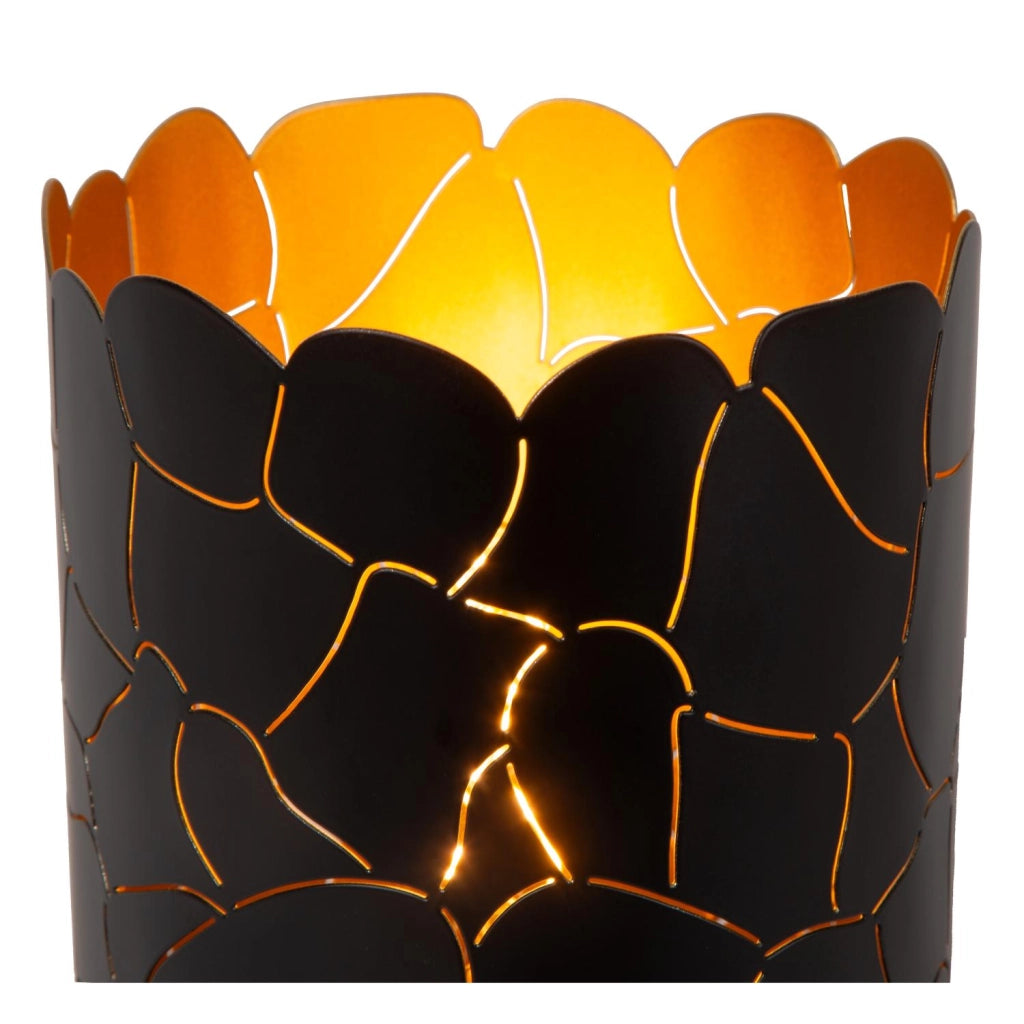 Lampada da tavolo ALMELO nero/oro 1xE27 Lucide