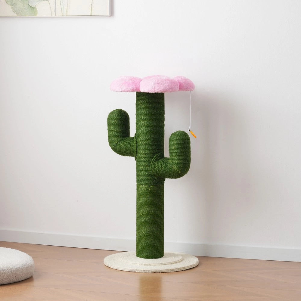 Tiragraffi a Forma di Cactus ¨C Xylo ¨C Verde, Sisal, 90 cm
