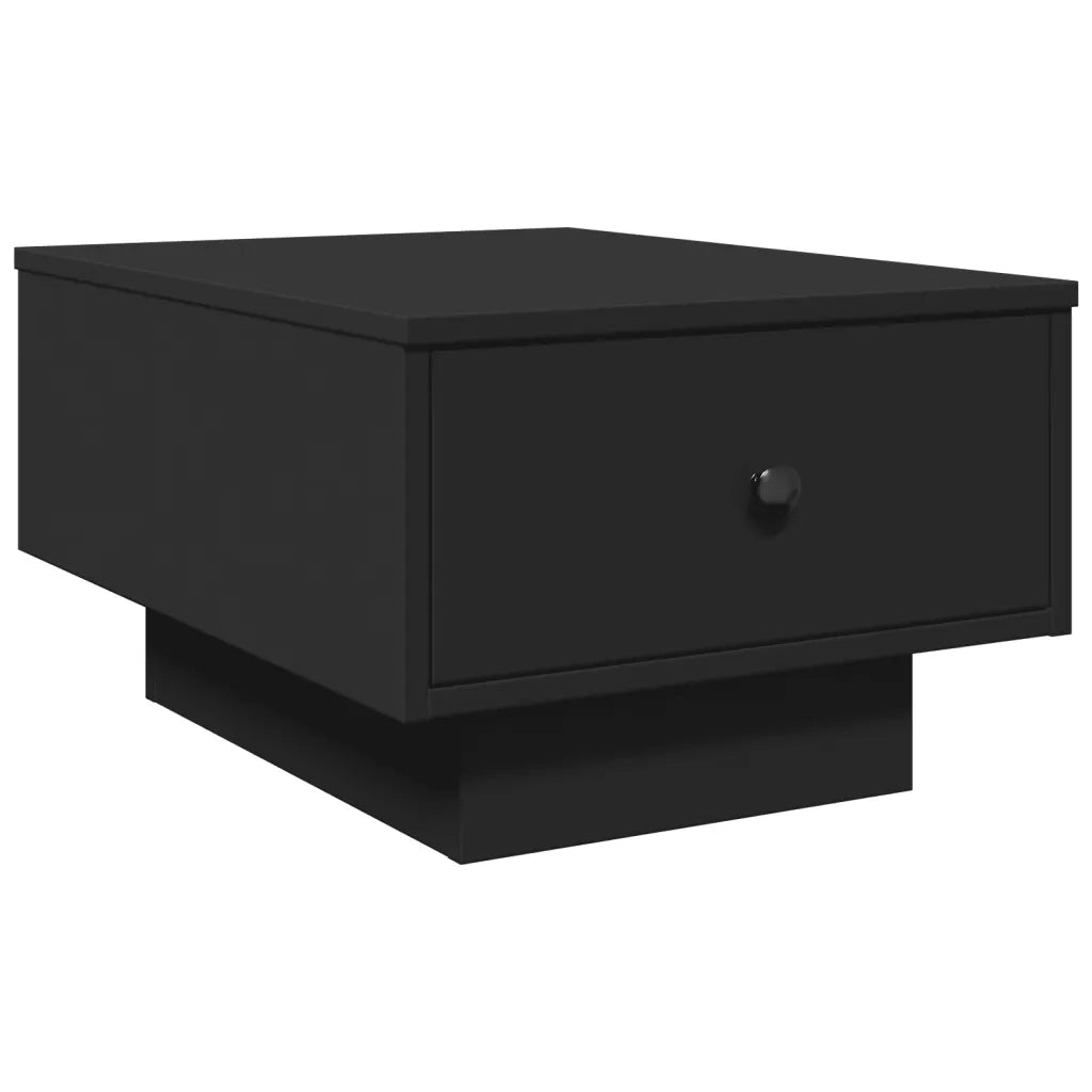 Tavolino da salotto | Tavolino da caff¨¨ | Tavolino da Soggiorno Nero 60x45x31 cm in Legno Multistrato