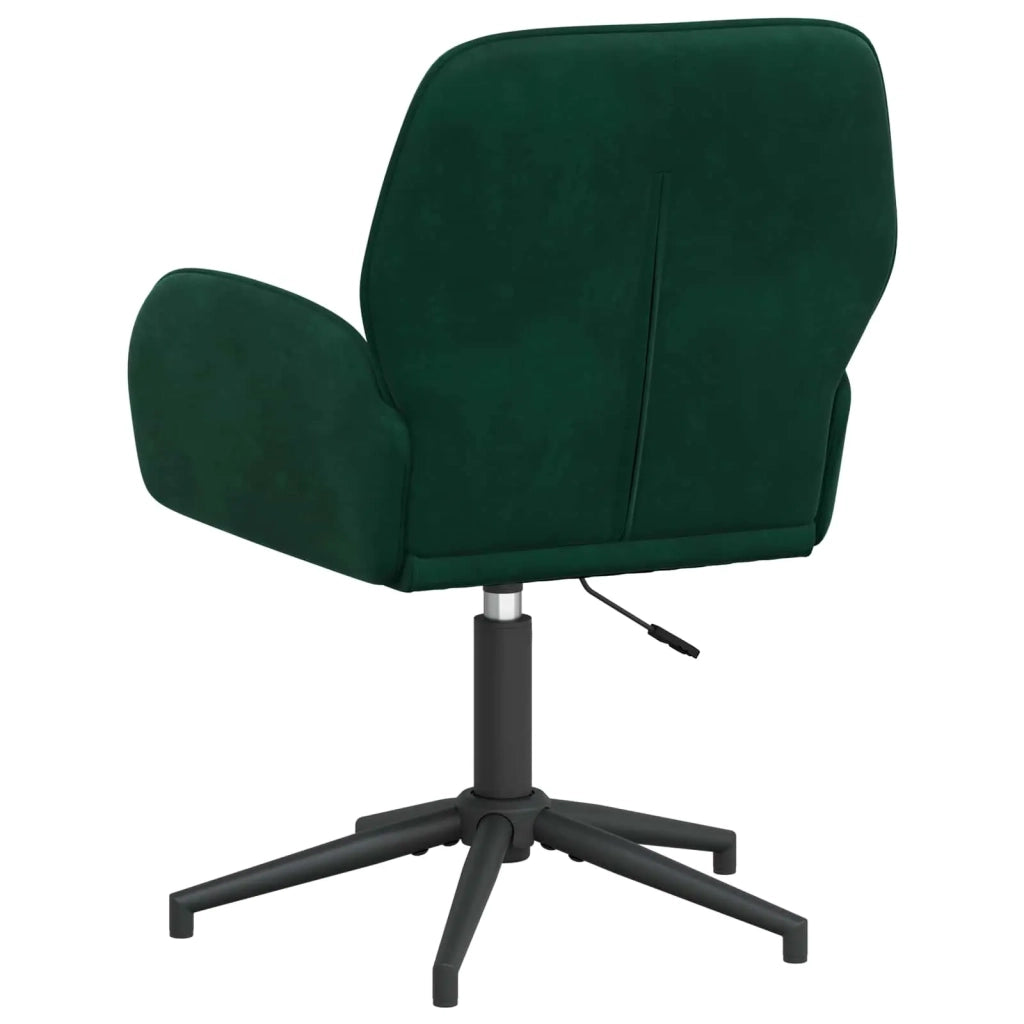 Sedia da scrivania girevole 54 x 55 x 90 cm Verde Scuro 42034346