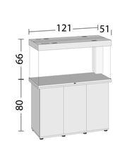Juwel Rio 350 LED cm121x51x66h Senza Supporto Colore: Grigio