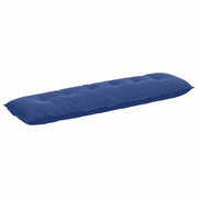 Cuscino per Schiena | Cuscino dorsale Blu Polizia 180 x 50 cm Tessuto in Cords