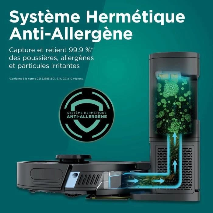 Shark Matrix Plus RV2620WAEU - Robot aspirapolvere e lavapavimenti 2 in 1 autosvuotante - Pulisce angoli e spigoli - Copertura ottimale