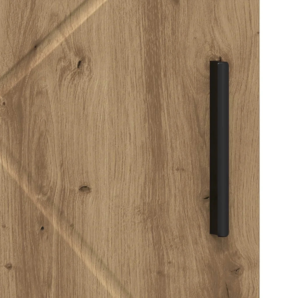 Mobile da Bagno con porta Rovere artigianale 30 x 35 x 95 cm