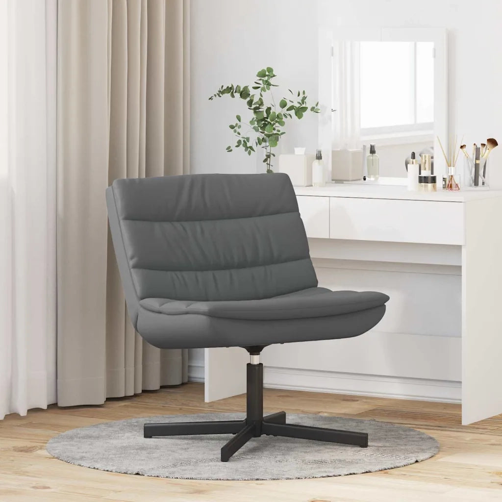 Sedia girevole Grigio 63 x 75 x 76 cm PU 42007341