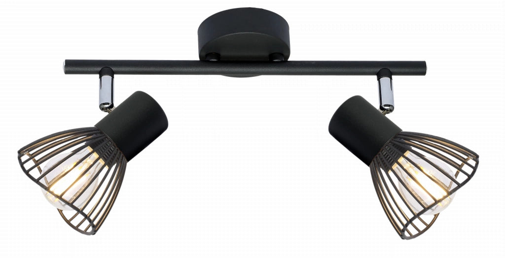 Plafoniera Candellux FLY 92-61898 nera 2xE14 39cm metallo