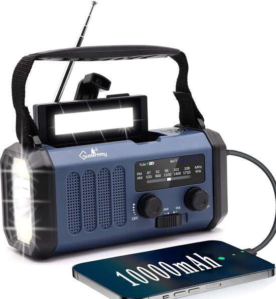 Radio Solare a Batterie Rinnovabile - Kit di Emergenza con Zaino di Emergenza - con Torcia e Batteria Portatile - Modello: 
Specifica tecnica: 
Capacità batteria portatile: 
Autonomia radio: 
Dimensioni: 
Peso: