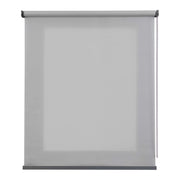 Tenda a Rullo traslucido Premium Finiture in Alluminio Grigio 80 x 250 cm
