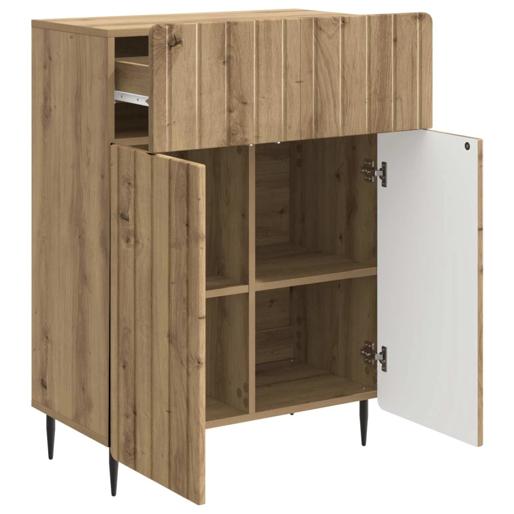 Credenza con cassetto Rovere Artigianale 66 x 34,5 x 92 cm