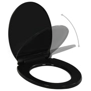 Sedile WC con chiusura ammortizzata e sgancio rapido nero 02_0021274