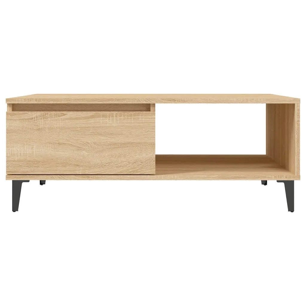 Tavolino da Salotto-Tavolino da soggiorno-Tavolo Rovere Sonoma 90x60x35 cm Legno Multistrato 357914