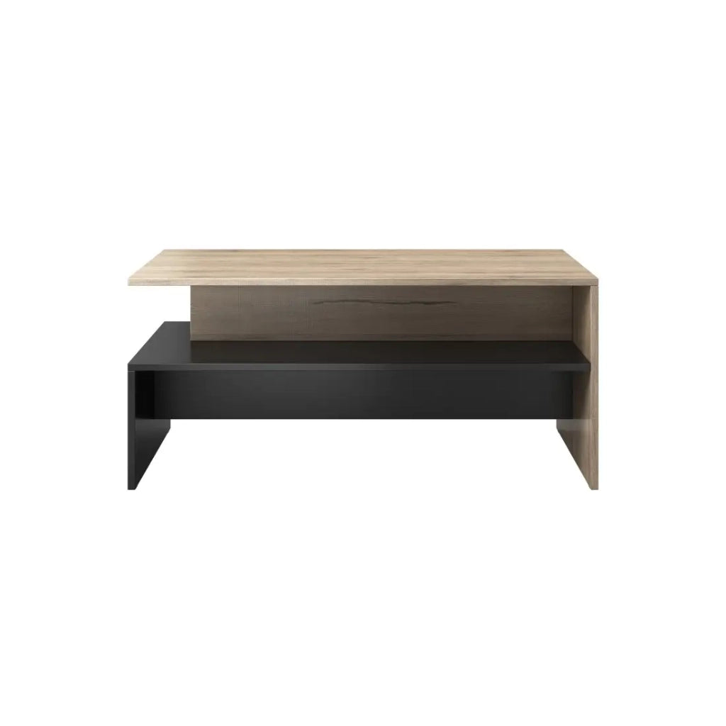 Set completo salotto RAMOS – Rovere – 7 mobili con LED multicolore integrato