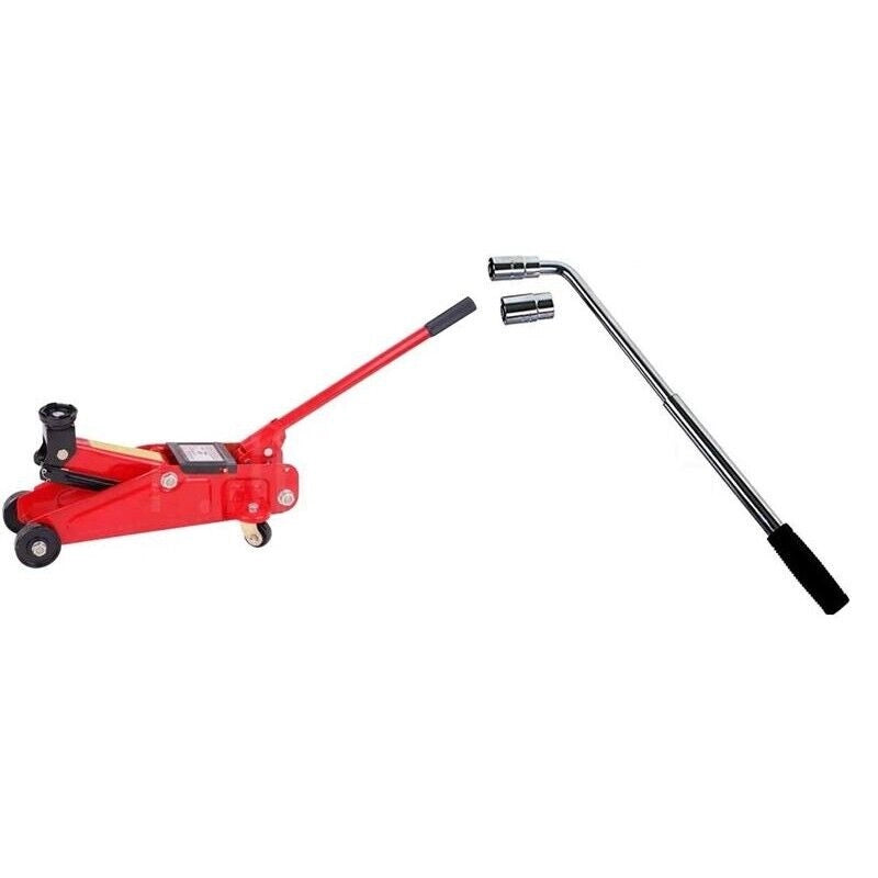 CRIC A CARRELLO JAZZ DA 2 TONNELLATE CON CHIAVE TELESCOPICA DIXIT