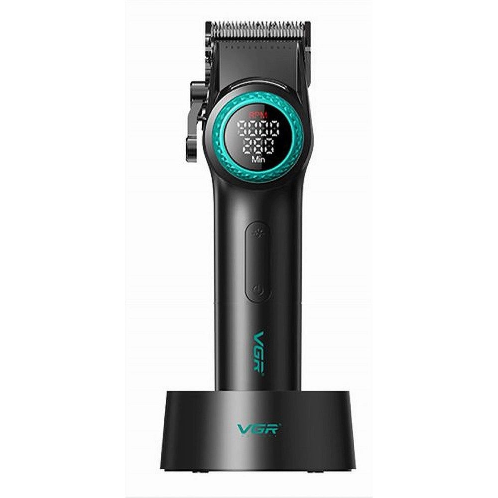 Trade Shop - Tagliacapelli Professionale Da Uomo Senza Fili Per Barbieri Display A Led V-001 -