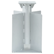 Base per Ombrellone Interrata Argento 27,5x27,5x45 cm Acciaio CFW9937828